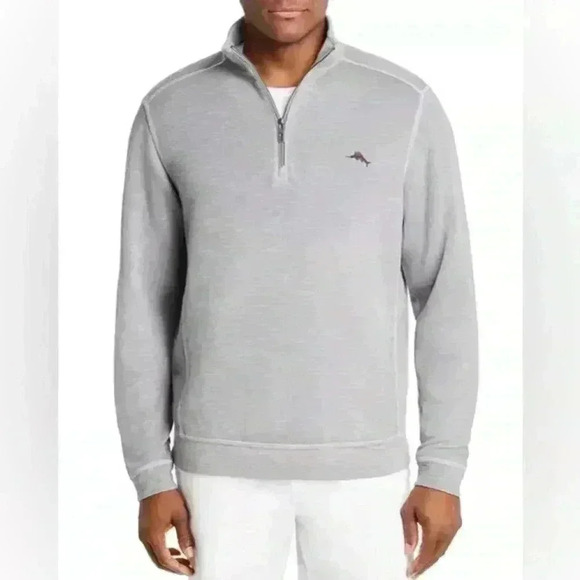 Tommy Bahama Half-Zip - Picture 1 of 8